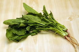 Illustration: Examples of vegetables that have been reported containing higher levels of nitrate: (clockwise from top left) spinach, beetroot, white radish and amaranth