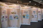 Photo 16：Some of the winning entries of the Poster Design Competition.