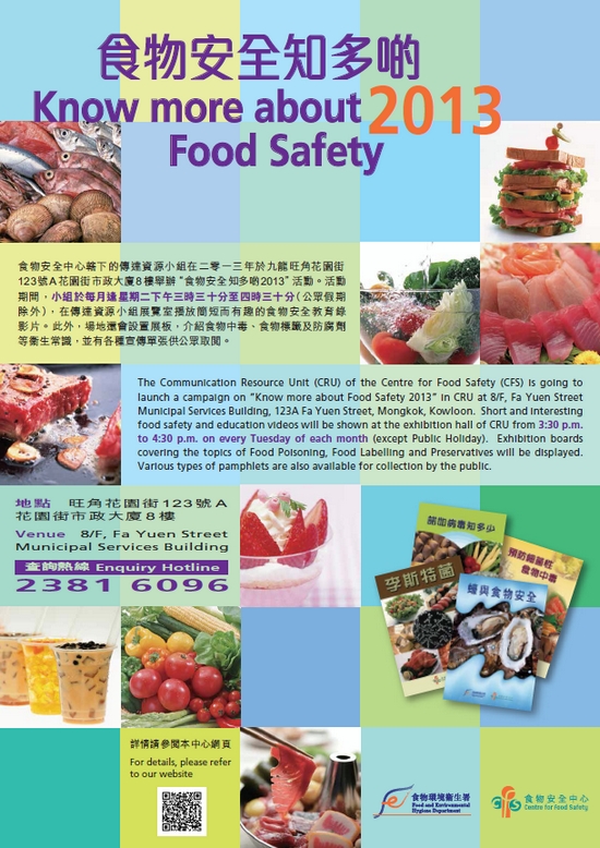 Know more about Food Safety 2013 (2)