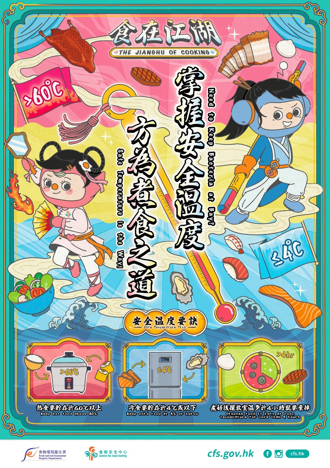 The Jianghu of Cooking: Need to Keep Bacteria at Bay? Safe Temperature is the Way!