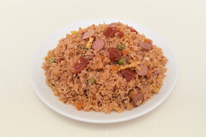 Safety Tips on Production of Fried Rice with Ham and Tomato Sauce