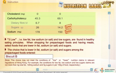 Nutrition Label