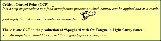 Critical Control Point