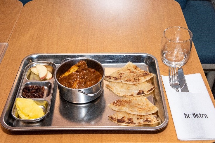 D Hall Chicken Curry