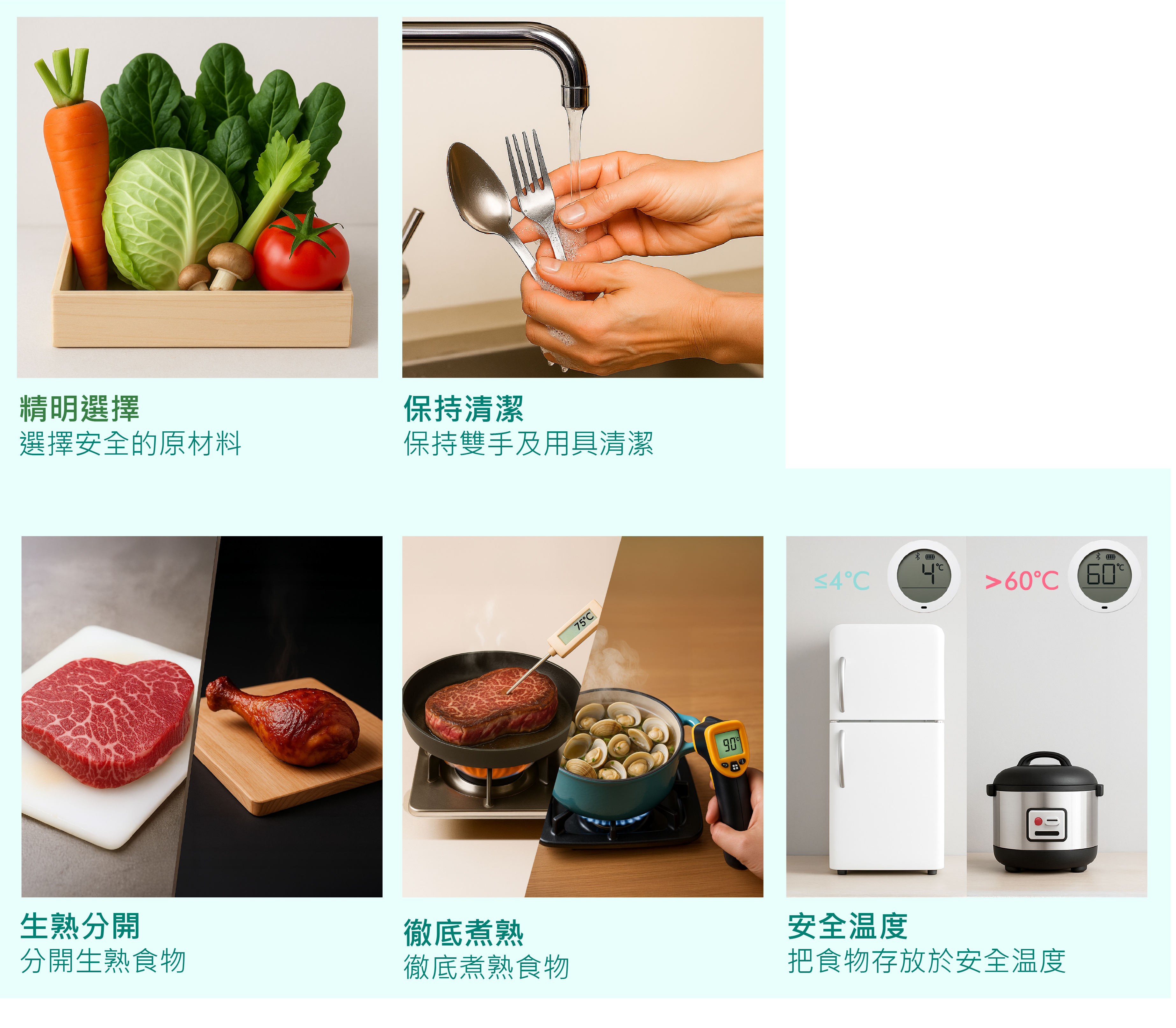Five Keys to Food Safety