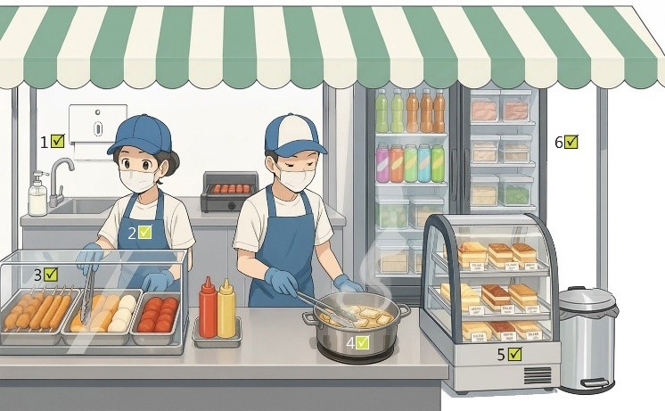 What to look for when choosing a street food stall