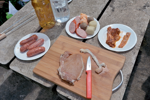 烹調前把肉類和家禽的肥膏切去