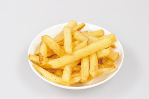 Examples of process contaminants produced by dry-heat cooking include acrylamide in French fries and PAHs in roasted pork.