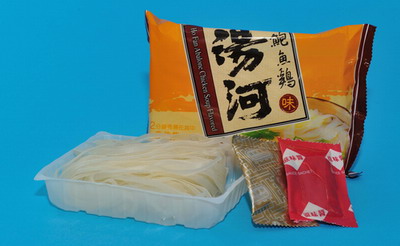 Fig.1 Seasoning packs for instant noodles often contain flavourings to give the meat or seafood flavour.