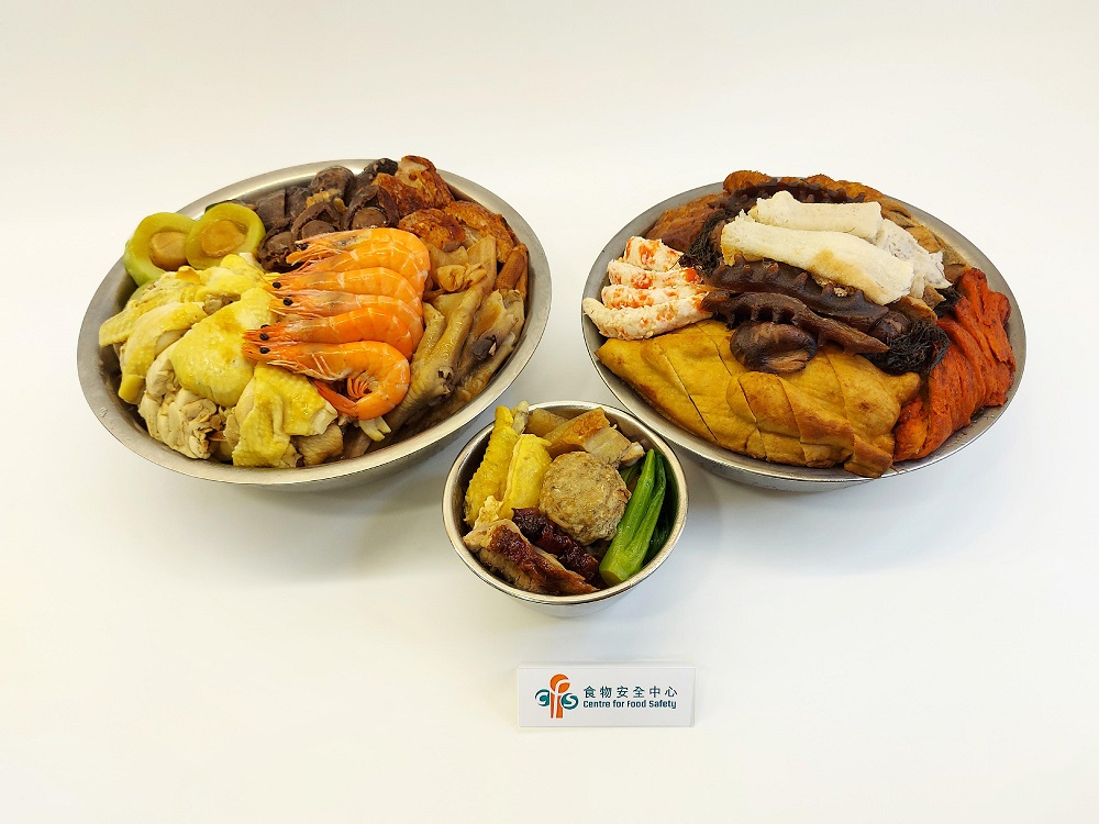 食物環境衞生署食物安全中心今日（十二月五日）公布盆菜的時令食品調查結果，30個樣本全部通過檢測。