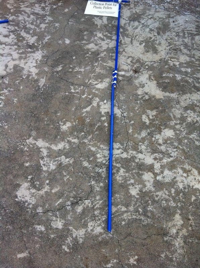 The picture shows the signage for the collection points. The picture shows the signage for the collection points.