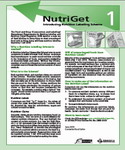 NutriGet - Introducing Nutrition Labelling Scheme