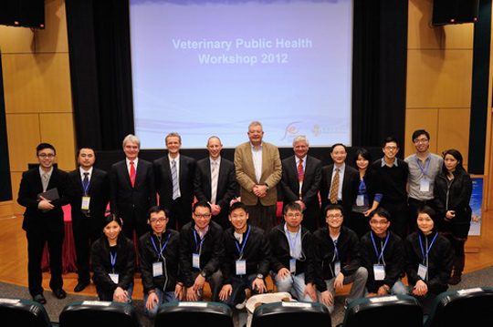 All six speakers and members of the organising committee