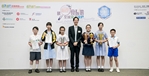 Photo 11： Professor Ronald Ma Ching-wan, the Chairperson of the Working Group on Lowering Content of Salt and Sugar in Food , presented awards to winners of Senior Primary Category of the Poster Design Competition.
