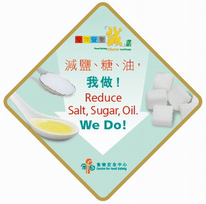 Food Safety Charter - Reduce Salt, Sugar, Oil. We Do!