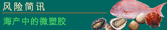 风险简讯 - 海产中的微塑胶
