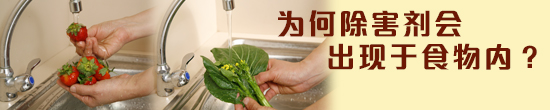 为何除害剂会出现于食物内？